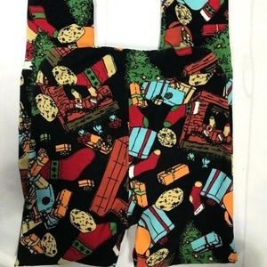 5/$25🔥LulaRoe Christmas Holiday Leggins L/XL
